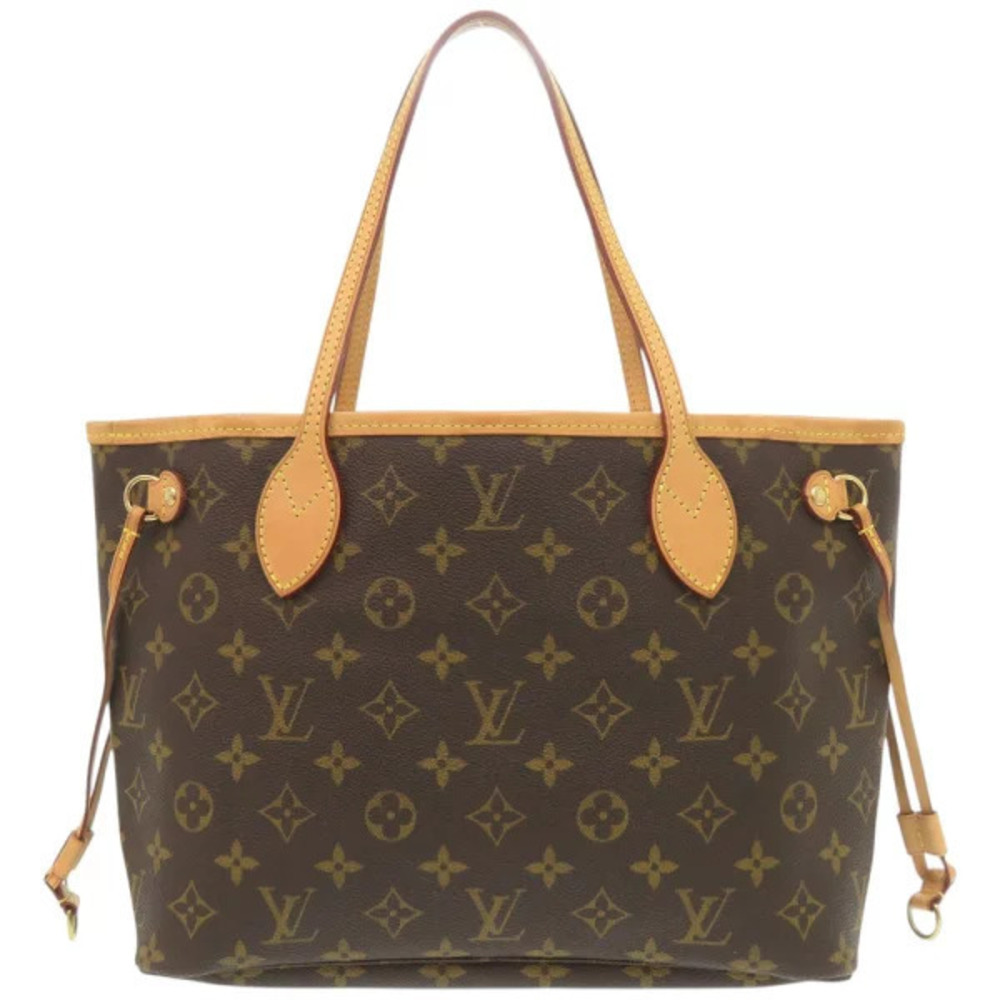 Louis Vuitton Tote Neverfull LV Monogram Bag Brown